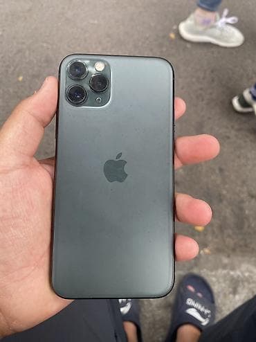 iohone 11: IPhone 11 Pro, Б/у, 64 ГБ, Matte Midnight Green, 86 % — 1