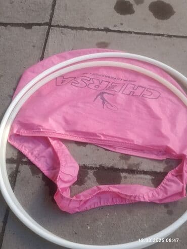 каркасный батут: Продаю обруч для художественной гимнастики профессиональный с чехлом — 1