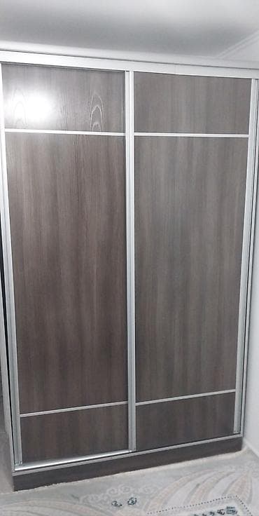 куллен: Шкаф-купе, двухдверный, корпусная конструкция - Материал: ЛДСП под — 2