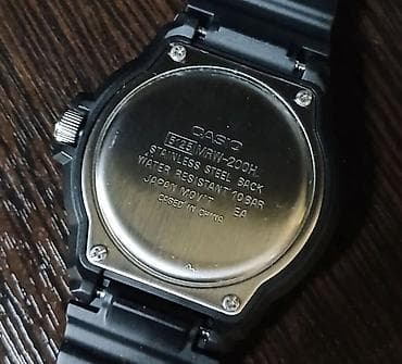 Аксессуары: Классические часы часы, Casio, Пластик, Япония, Водонепроницаемые, Унисекс, Б/у — 3