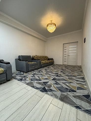 7 микро район на длитилный срок: 1 комната, Собственник, Без подселения, С мебелью полностью — 9