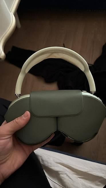 garmin fenix 8: Беспроводные накладные наушники в зеленом цвете с фирменным — 1