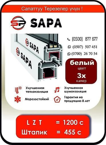 Двери и комплектующие: Пластиковые и Алюминий. Терез. Эшик жасайбыз. Гарантия. Качество — 2