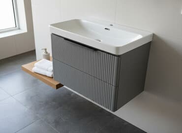 стеллаж для ванной с ящиками: Жуунуучу бөлмө үчүн шкаф, Күзгүсүз — 1