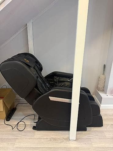 мебель гостиный: Массажное кресло, Б/у, Самовывоз, цвет - Черный — 2