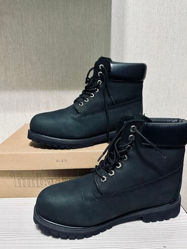 сапоги зимние женские натуральная кожа натуральный мех распродажа: Мужские ботинки, 44, Timberland, Новый, цвет - Черный, Самовывоз, Платная доставка — 5