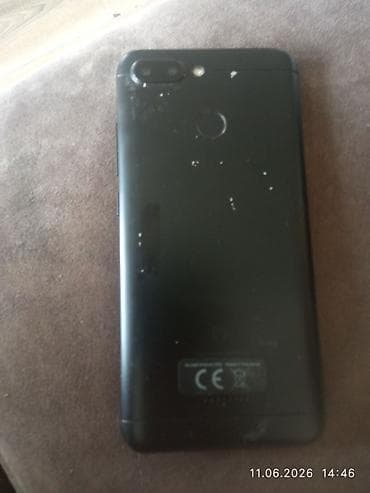 ксяоми телефон: Redmi, Redmi Note 5, Б/у, 64 ГБ, цвет - Черный, 2 SIM — 1