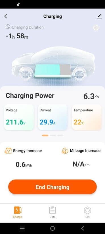 электро машины: Стационарная зарядная станция 7 квт GBT для авто с китайским портом — 4