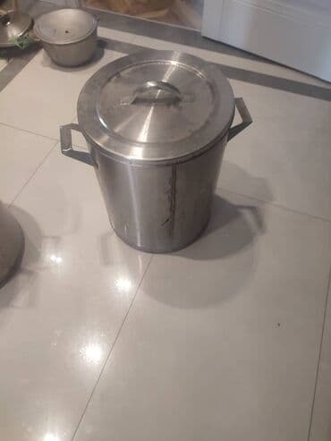 нержавеющая бочка: Пищевой контейнер, цвет - Серый, Платная доставка, Самовывоз — 1