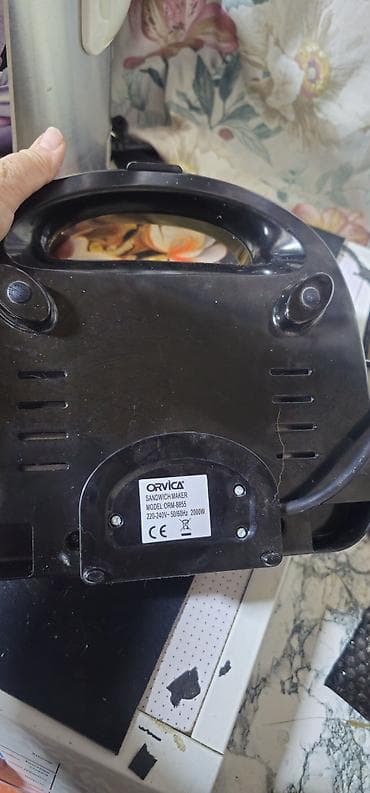 sandwich maker: Вафельница/сэндвичница Orvica ORM-8855 только 1 насадка которая на — 1