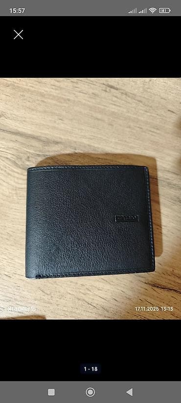 барсетка натуральная кожа: Портмоне — 3