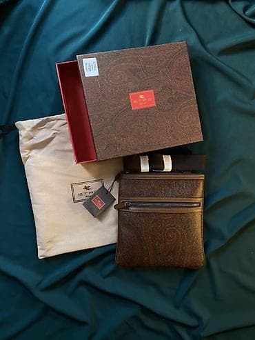 Сумка через плечо Etro с фирменным пейсли-принтом. Осталось последние