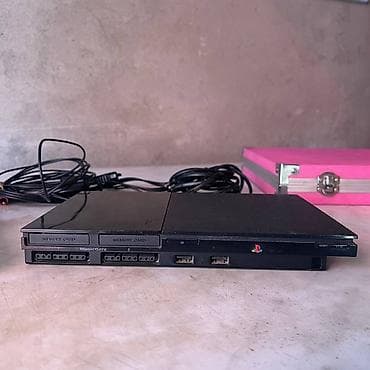 playstation 2 диск: Игровая консоль Sony PlayStation 2 Slim (PS2 Slim) — комплект — 2
