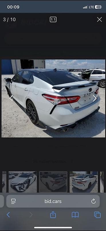 Toyota Camry: 2019 г., 3.5 л, Автомат, Бензин, Седан — 7