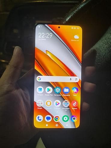 redmi note 17 plus: Poco F3, Б/у, 128 ГБ, цвет - Черный, 2 SIM — 1