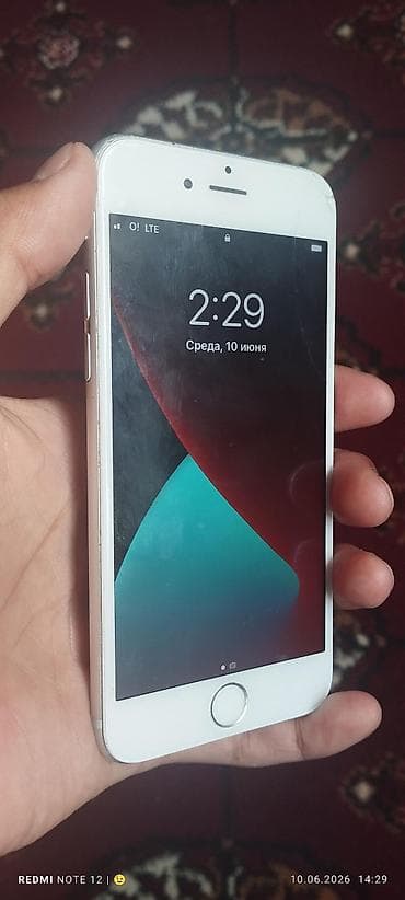 iphone 6 32gb: IPhone 6s, Б/у, 64 ГБ, Белый, Зарядное устройство, 83 % — 2