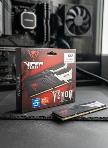 razer viper v3: Оперативная память, Новый, Patriot, 16 ГБ, DDR5, 6200 МГц, Для ноутбука — 1