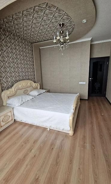 западный ош: 2 комнаты, 78 м², 106 серия, 9 этаж, Евроремонт — 5