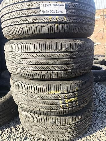 Шиналар: Шиналар 235 / 60 / R 16, Жай, Колдонулган, Комплект, Жеңил унаалар, Hankook — 1