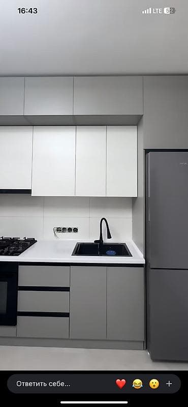 мебель для кухни на заказ: Кухонный гарнитур, Новый, цвет - Белый, Бесплатная доставка — 5