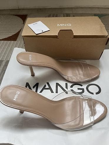 mango 36: Сабо, 40, Mango, Новый, цвет - Бежевый, Самовывоз, Платная доставка — 4