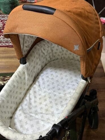 коляска prego: Коляска, цвет - Коричневый, Б/у — 3