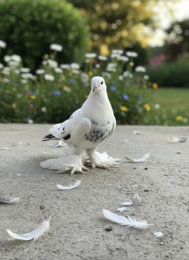 продажа щенков немецкой овчарки с документами в бишкеке: Забивной голубь САМЕЦ 800 сом или поменяю на 1курицу. ронтастый — 1