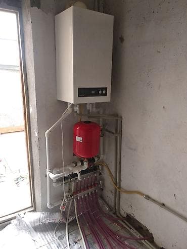 1год: Установка газового котла и подключеним тёплый пол и отопление гарантия — 5
