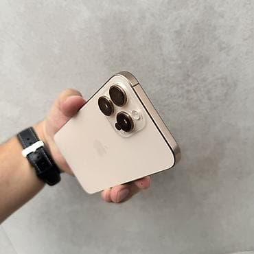 IPhone 16 Pro Max, Б/у, 512 ГБ, Desert Titanium, Коробка, 89 % — 3