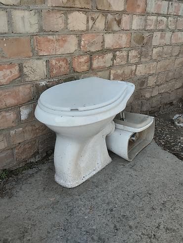 для крыши: Унитаз Напольный, Материал: Фарфор — 1