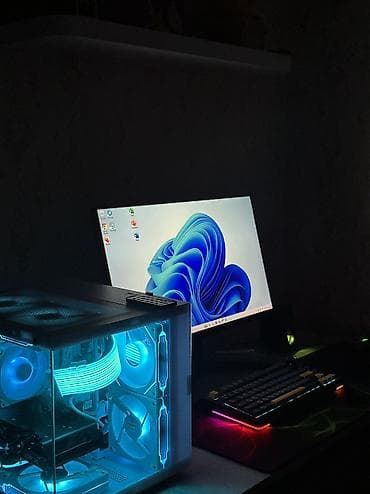 Компьютер, ядер - 6, ОЗУ 16 ГБ, Игровой, Б/у, AMD Ryzen 5, AMD Radeon RX 6600 XT, SSD