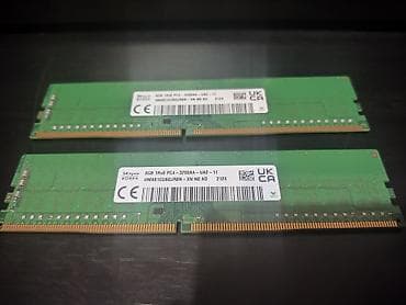 samsung evo: Оперативная память, Б/у, Hynix, 16 ГБ, DDR4, 3200 МГц, Для ПК — 2