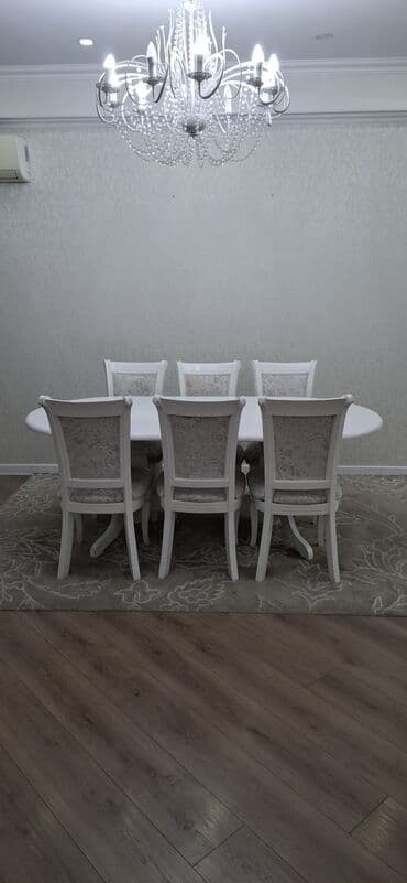 стол стулия: Стол для зала, Б/у, Складной, Овальная — 8