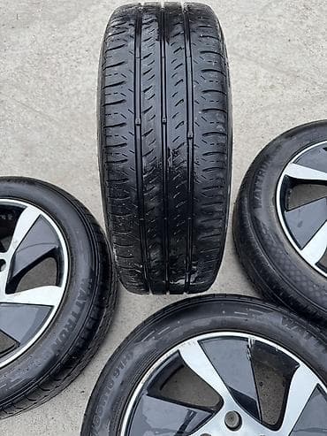 м рул: Дөңгөлөктөр монтажда 205 / 55 / R 16, Жай, Колдонулган, Комплект, Куйма, тешиктери - 5 — 2