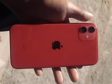 IPhone 11, Б/у, 128 ГБ, Красный, 100 %