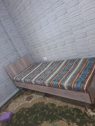 Односпальная кровать с матрасом. - Размеры спального места