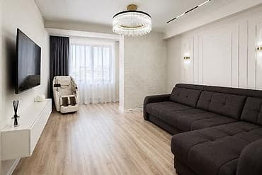 2 комнаты, 76 м², Асанбай мкр Элитка, 13 этаж, Дизайнерский ремонт — 3