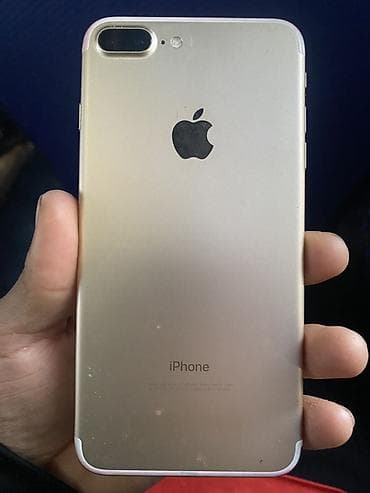 IPhone 7 Plus, 128 ГБ, Золотой, Чехол, 80 %