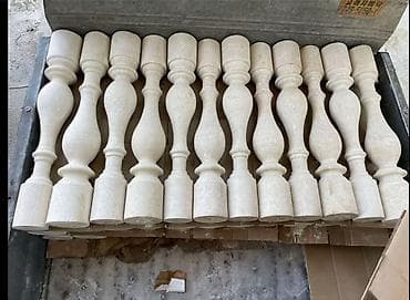 бабл шар: Готовая балясина, Материал: Сары-Таш, Для тапчана, Стиль: Квадратная, Новый — 3