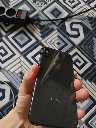 iphone x 64gb: IPhone X, Б/у, 256 ГБ, Black Titanium, 100 % — 1