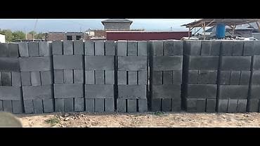 бетонный блок: - пенаблок - Материал: цемент смесь - Геометрия: ровные грани, прямые — 3