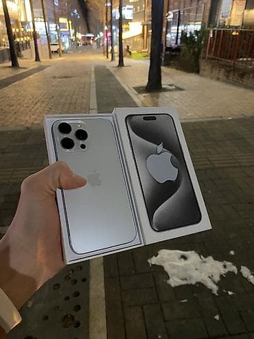 ipod touch 4: IPhone 15 Pro Max, Б/у, 256 ГБ, White Titanium, Коробка, 92 % — 4