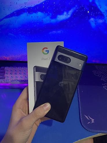 nokia 7: Google Pixel 7, Б/у, 128 ГБ, цвет - Черный, 1 SIM — 1