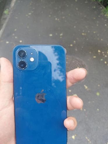 IPhone 12, Б/у, 128 ГБ, Синий, Кабель