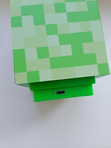майнкрафт товары: Настольная ночник в стиле Minecraft (Крипер) подойдет тем, кто боится — 4