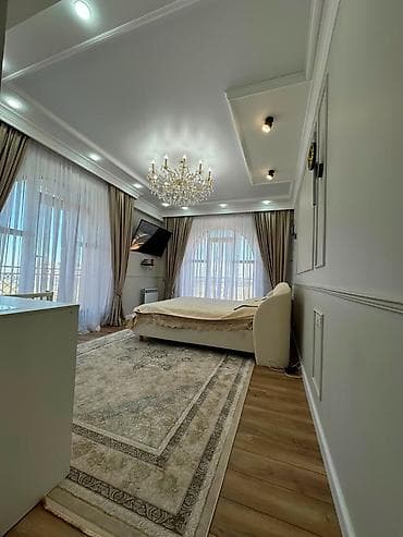 Квартиры: 4 комнаты, 130 м², Ак-Кеме (старый аэропорт) Элитка, 2 этаж, Дизайнерский ремонт — 4