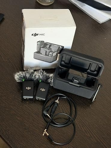 наушники с микрофоном: DJI Mic — двухканальная беспроводная микрофонная система для камер — 2