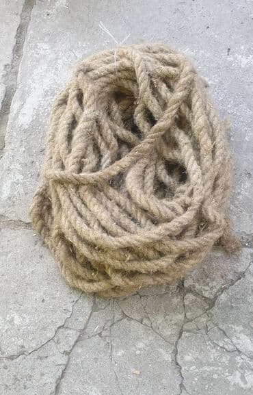 Садовые инструменты и инвентарь: Верёвка льняная советская 20мм а 1 метр. Беловодское — 1