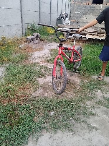 BMX велосипед, стальная рама 20". Особенности: я его делал под стант
