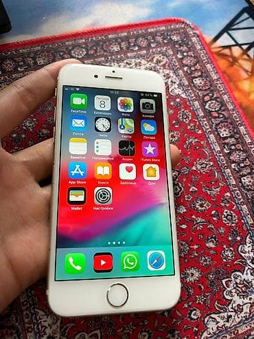 apple iphone 6 64: IPhone 6, Б/у, 16 ГБ, Серебристый, Зарядное устройство — 2